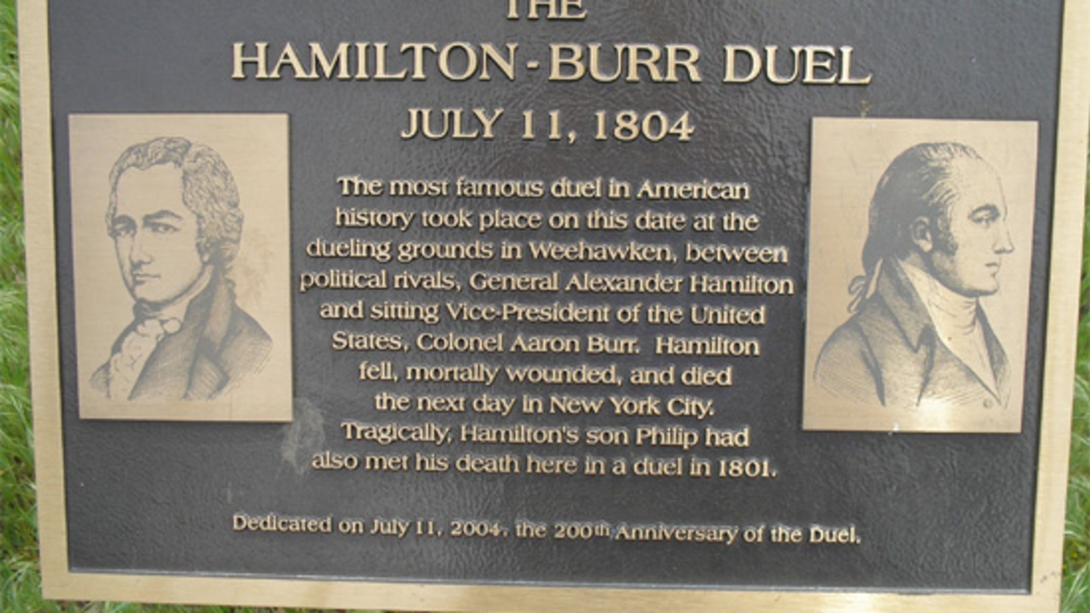 burr killed hamilton
