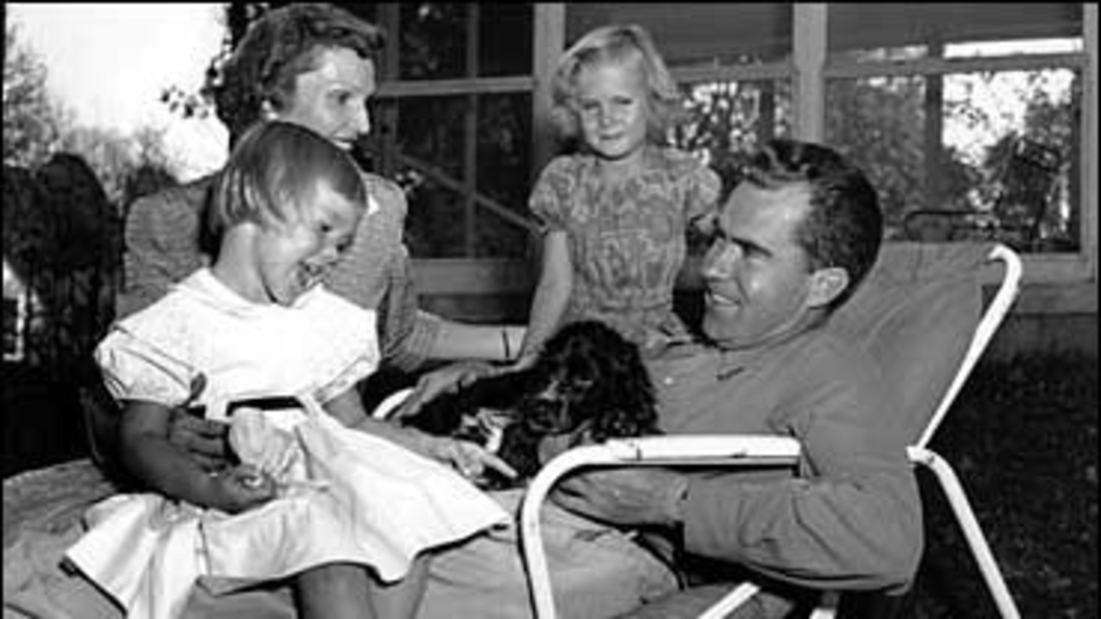 What was so special about checkers the dog image