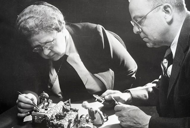 Frances G. Lee and Alan R. Moritz, courtesy Countway Library of Medicine