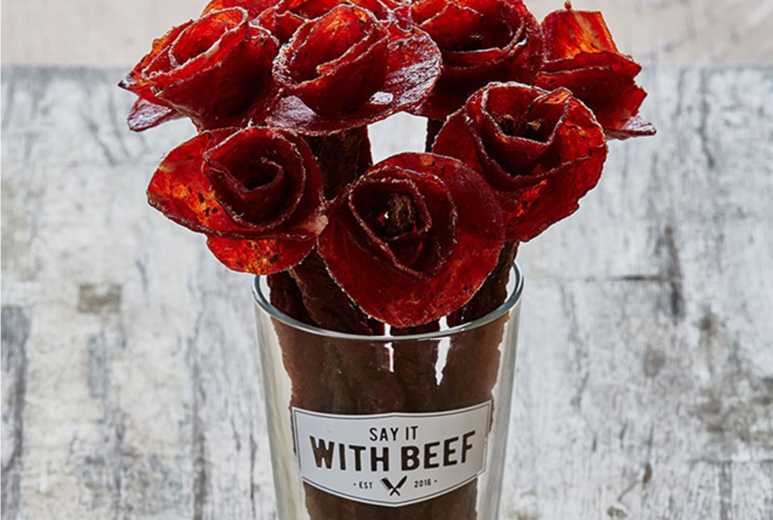 Emily Beef Jerky Flowers Bouquet / Best Jerky Gift Box Beef Jerky Flower Bouquet For