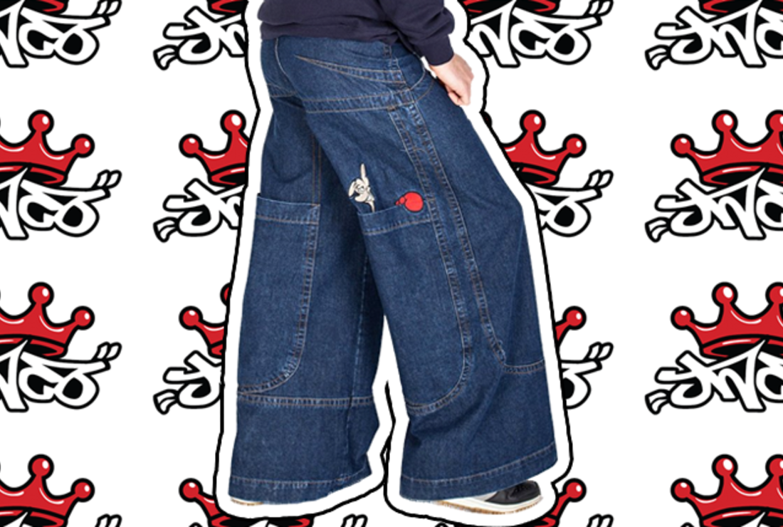 90s wide-Leg Jeans JNCO