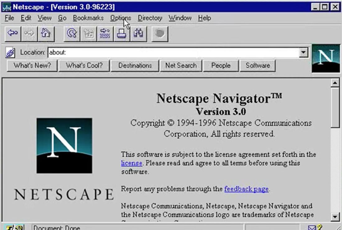 netscape navigator website