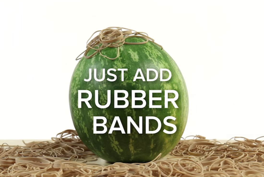 watermelon rubber band