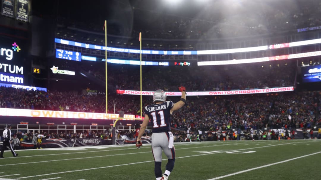 FOXBORO, MA - JANUARY 22: Julian Edelman