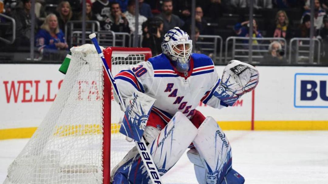 Henrik Lundqvist, New York Rangers. Mandatory Credit: Kirby Lee-USA TODAY Sports