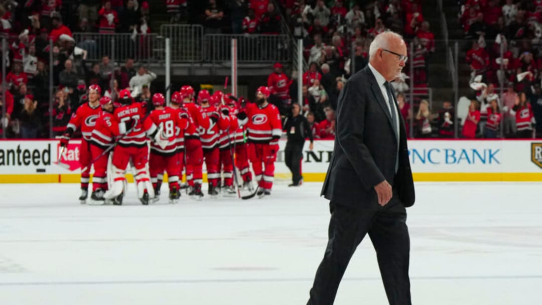 New Jersey Devils head coach Lindy Ruff: James Guillory-USA TODAY Sports