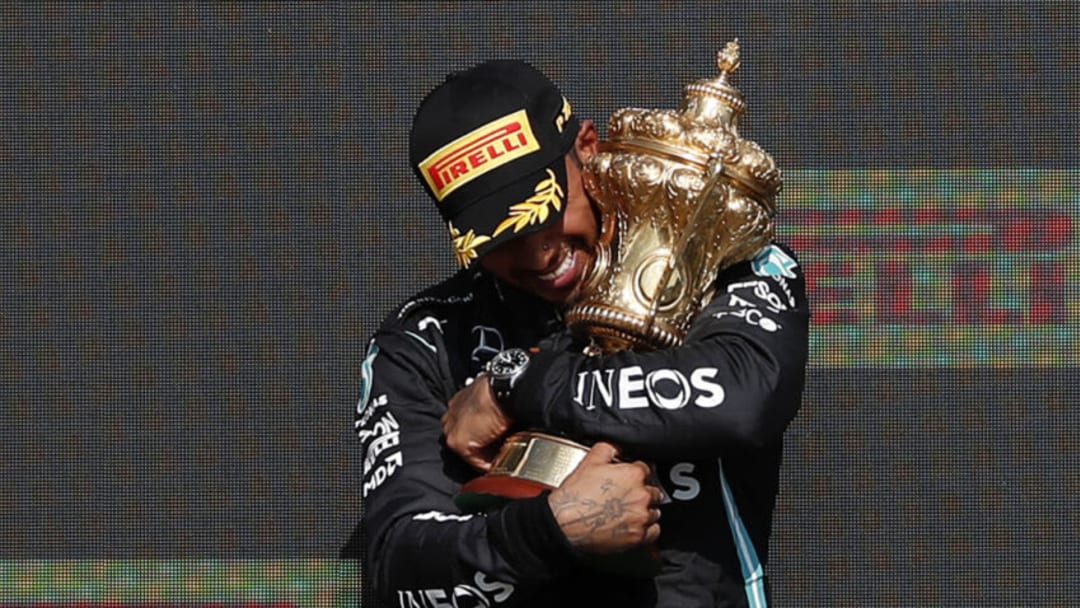 Lewis Hamilton, Mercedes, Formula 1 (Photo by ADRIAN DENNIS/AFP via Getty Images)