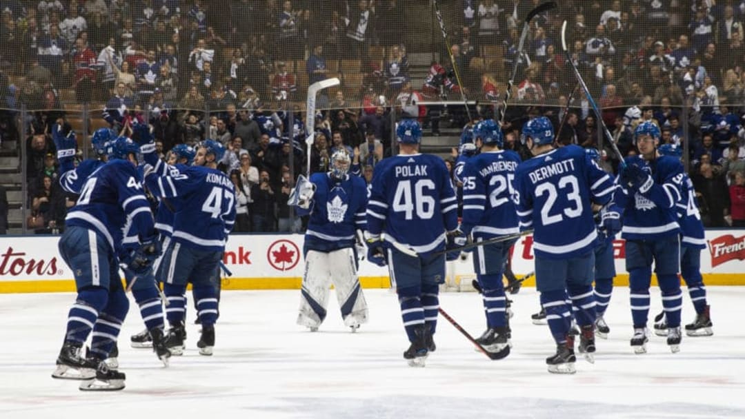 TORONTO, ON - APRIL 7: Frederik Andersen