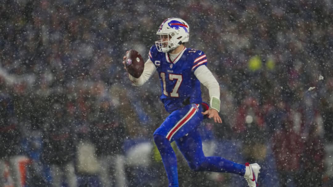 Josh Allen #17 of the Buffalo Bills (Photo by Cooper Neill/Getty Images)