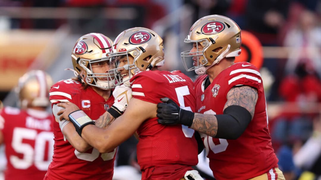 Quarterback Trey Lance #5 of the San Francisco 49ers (Photo by Ezra Shaw/Getty Images)