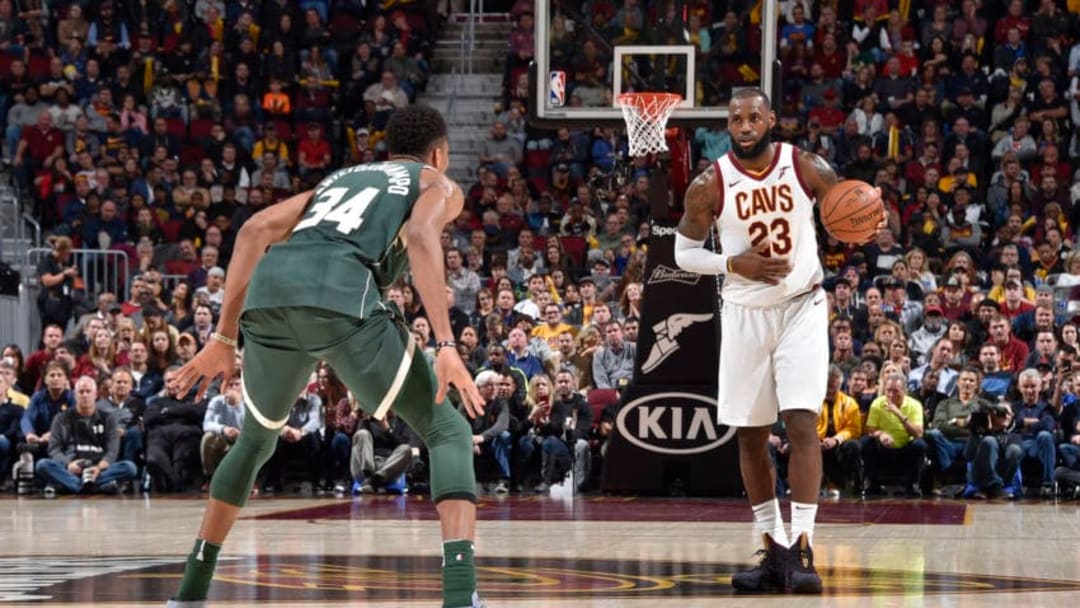 CLEVELAND, OH - NOVEMBER 7: LeBron James