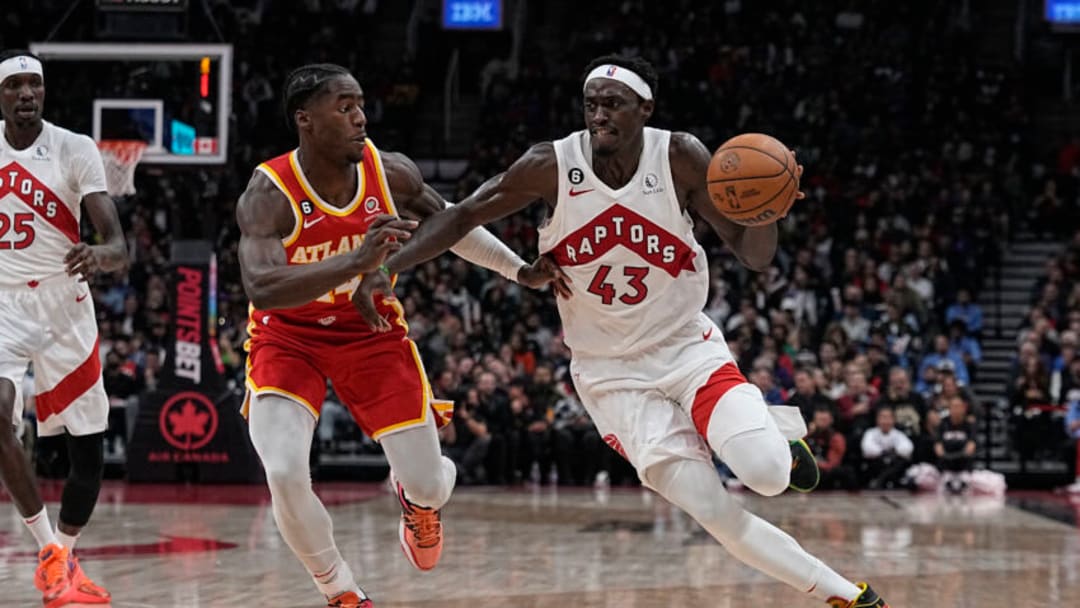 Atlanta Hawks, Pascal Siakam. Mandatory Credit: John E. Sokolowski-USA TODAY Sports