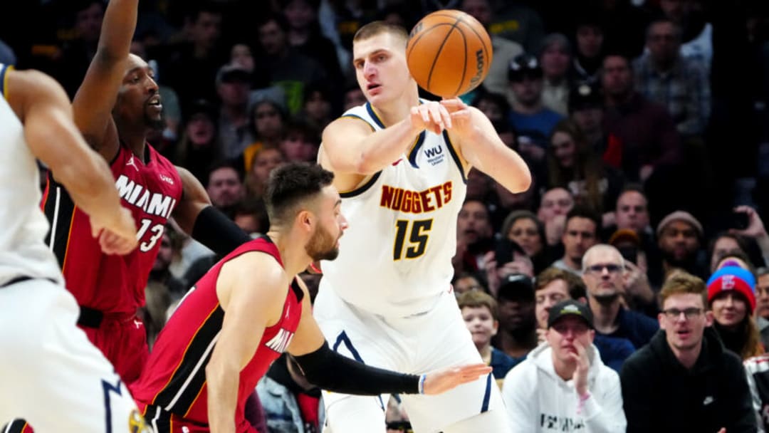 Denver Nuggets center Nikola Jokic. Mandatory Credit: Ron Chenoy-USA TODAY Sports