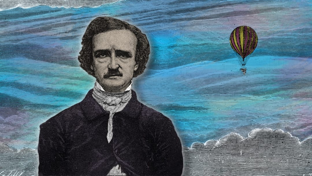 Photo Illustration by Lucy Quintanilla. Balloon/Poe, iStock