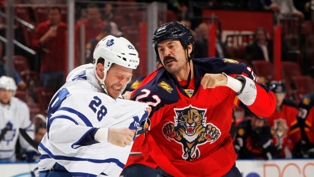 SUNRISE, FL - FEBRUARY 18: Colton Orr