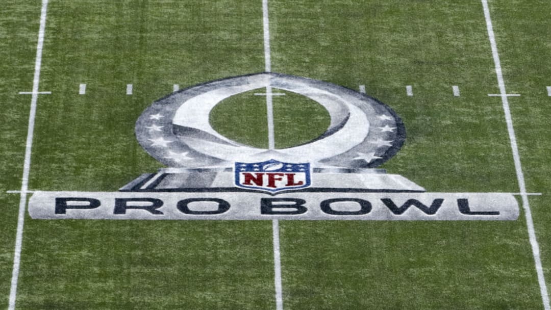 Pro Bowl Logo on the field at Camping World Stadium. (Photo by Don Juan Moore/Getty Images)