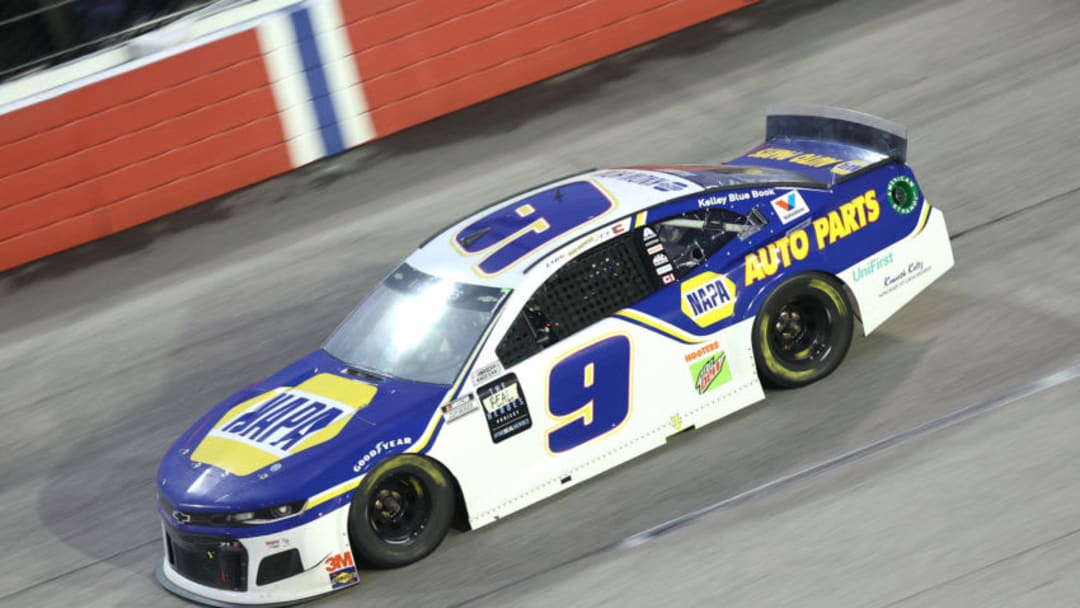 DARLINGTON, SOUTH CAROLINA - MAY 20: Chase Elliott, driver of the #9 NAPA Auto Parts Chevrolet, drives during the NASCAR Cup Series Toyota 500 at Darlington Raceway on May 20, 2020 in Darlington, South Carolina. (Photo by Chris Graythen/Getty Images)