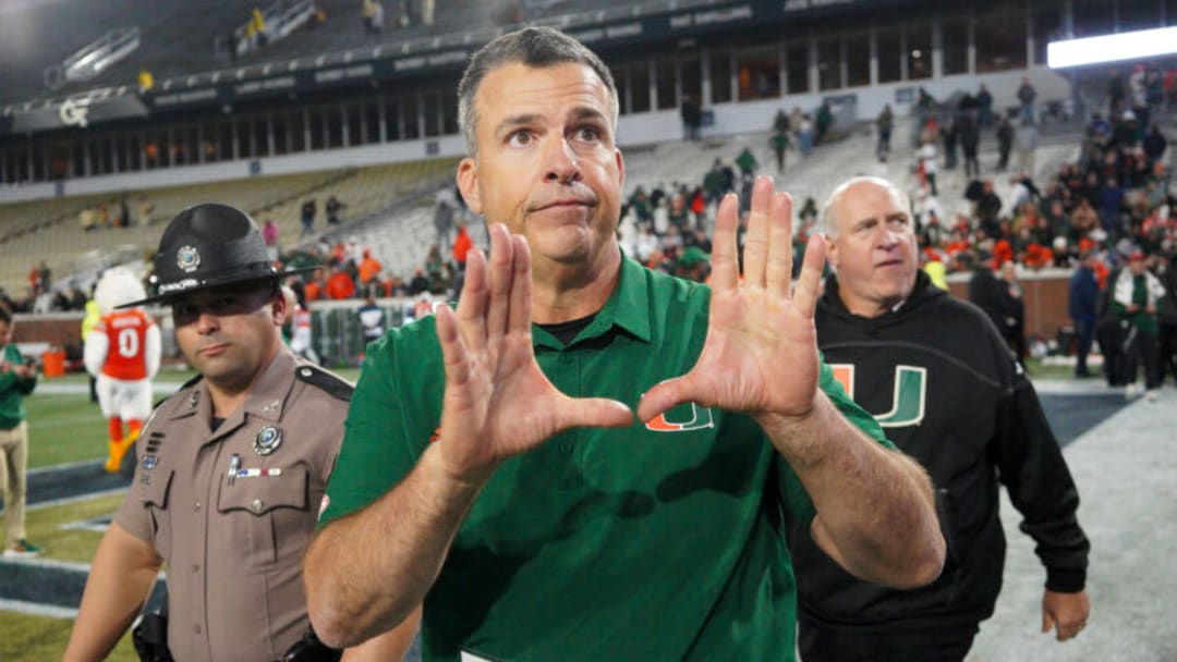 Miami Hurricanes head coach Mario Cristobal. (Brett Davis-USA TODAY Sports)