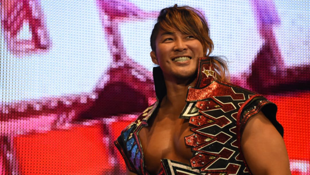 NAGAOKA,JAPAN - MARCH 23: Hiroshi Tanahashi enters the ring prior to the Semi Final bout during the New Japan Cup of NJPW at Aore Nagaoka on March 23, 2019 in Nagaoka, Japan. (Photo by Etsuo Hara/Getty Images)