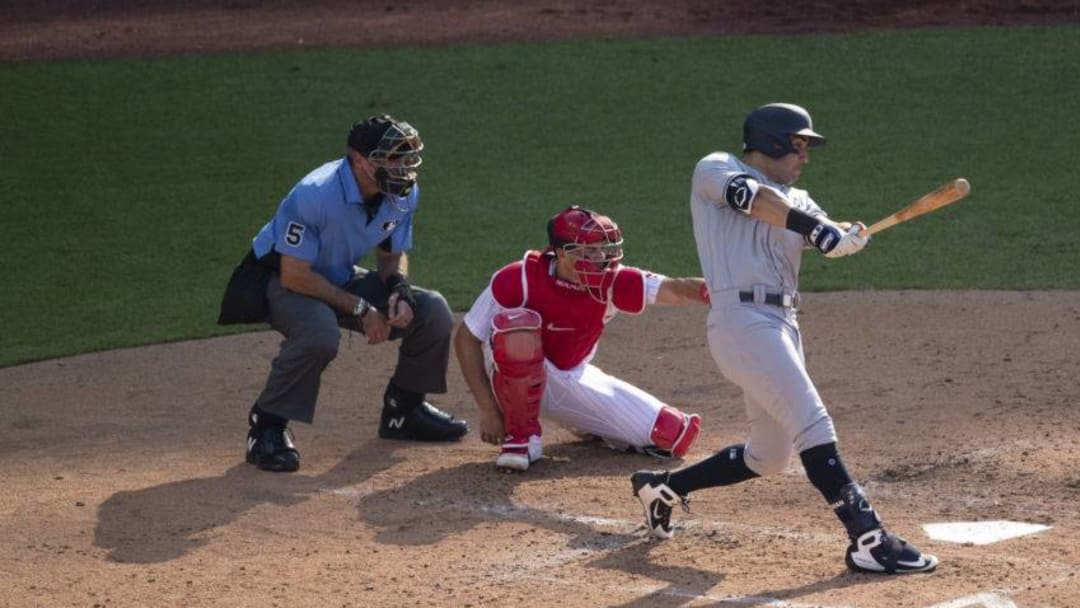 Mike Tauchman, New York Yankees. (Photo by Mitchell Leff/Getty Images)