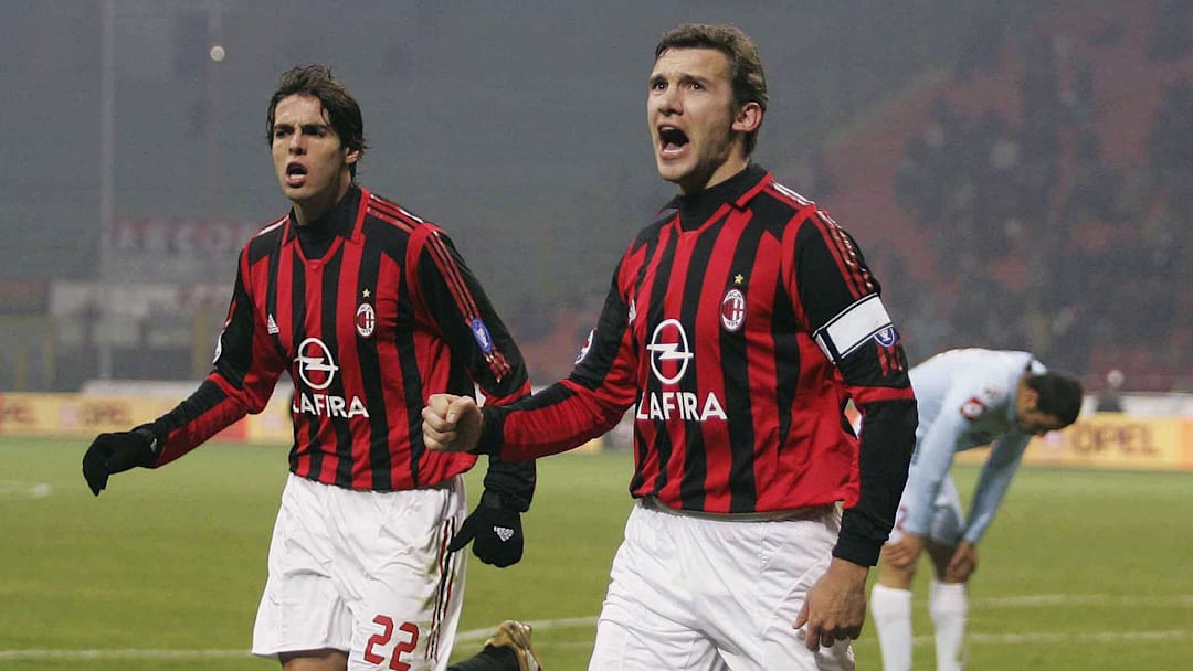 Kaka dan Andriy Shevchenko Kaka dan Andriy Shevchenko