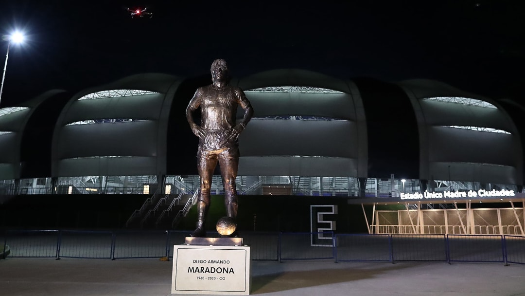 El homenaje a Diego Maradona en la previa del encuentro de Argentina y Chile El homenaje a Diego Maradona en la previa del encuentro de Argentina y Chile