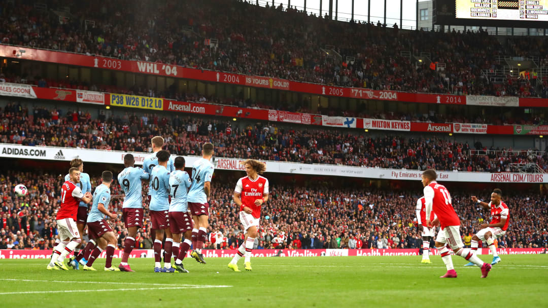 Arsenal beat Aston Villa 3-2 in a dramatic encounter back in September