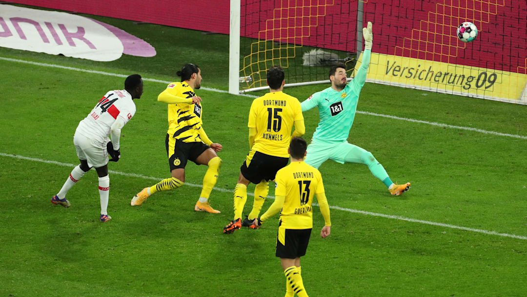 Der VfB schoss die Dortmunder in der Hinrunde ab Der VfB schoss die Dortmunder in der Hinrunde ab