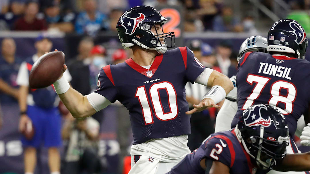 Davis Mills has great perspective coming out of his first NFL start. Davis Mills has great perspective coming out of his first NFL start.