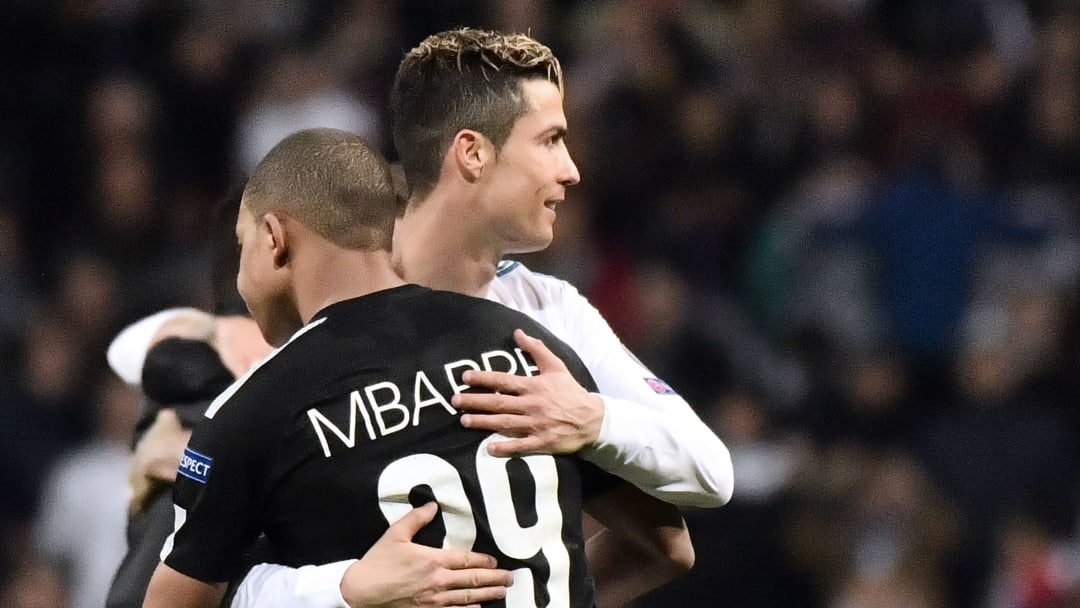 Mbappe et Ronaldo lors de PSG - Real Madrid
