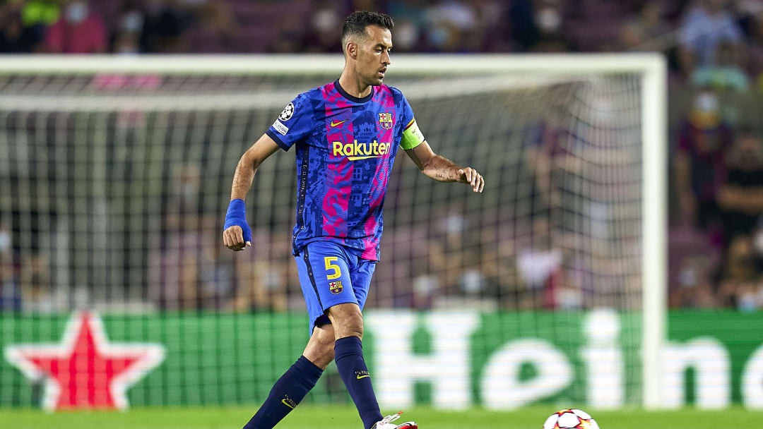 Sergio Busquets will mit Barça den dritten Sieg im vierten Spiel Sergio Busquets will mit Barça den dritten Sieg im vierten Spiel