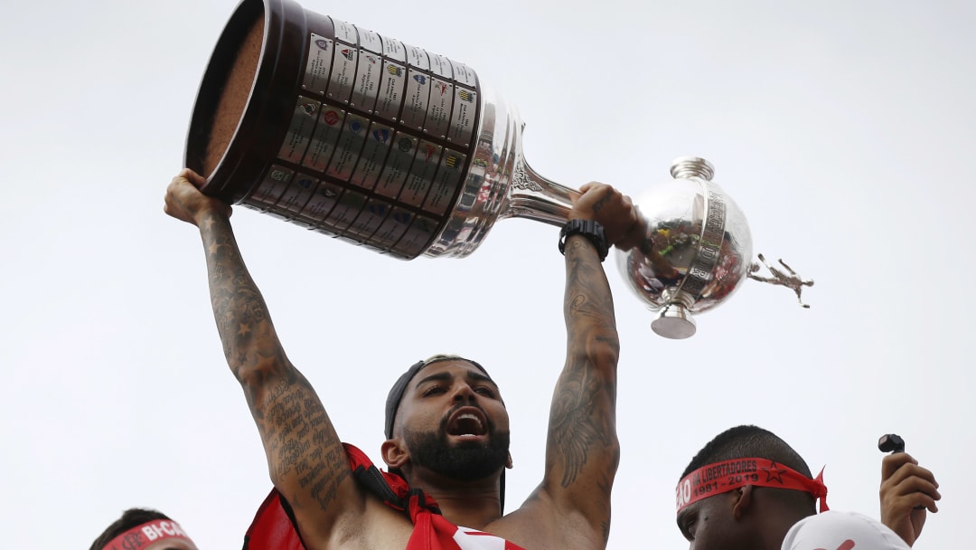 Flamengo Celebrates Winning the Copa CONMEBOL Libertadores 2019 Around Rio de Janeiro