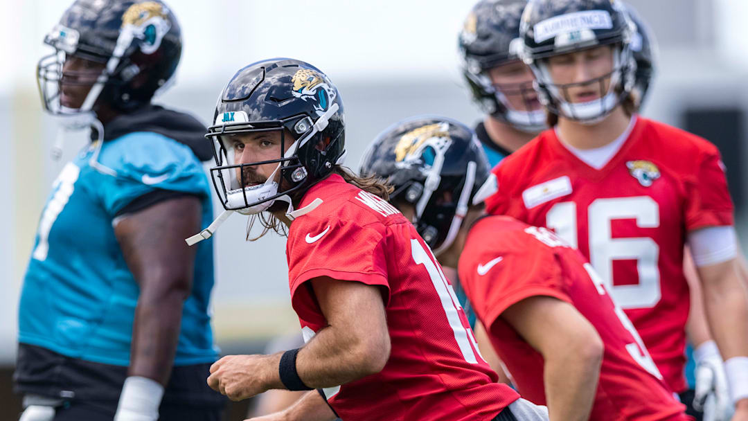 Gardner Minshew is trying to retain the starting role over Trevor Lawrence. Gardner Minshew is trying to retain the starting role over Trevor Lawrence.