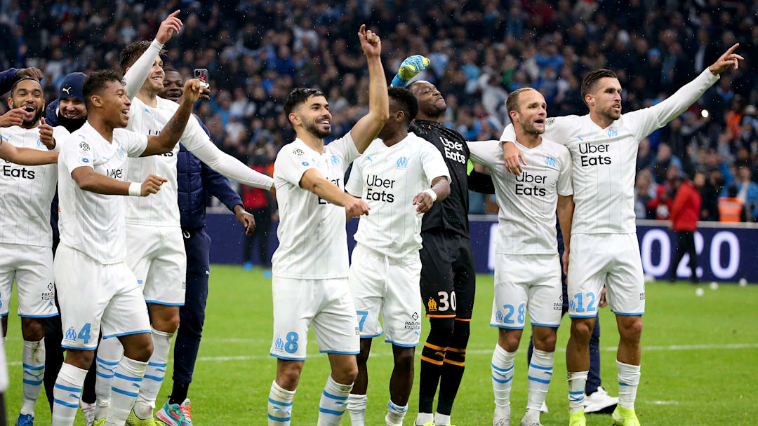 Boubacar Kamara, Morgan Sanson, Steve Mandanda, Valere Germain, Kevin Strootman Boubacar Kamara, Morgan Sanson, Steve Mandanda, Valere Germain, Kevin Strootman