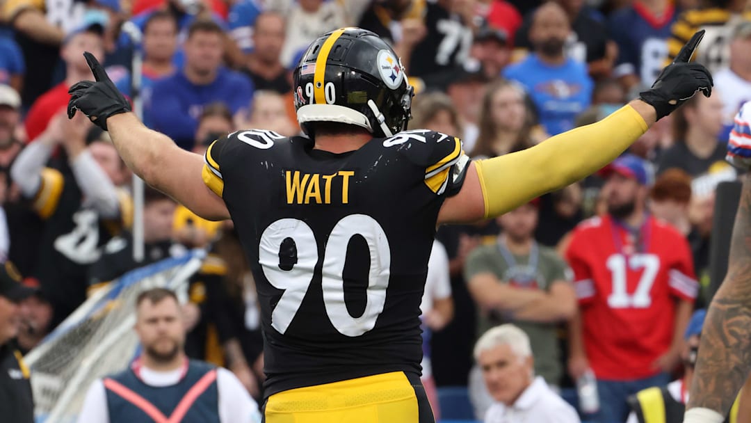 T.J. Watt was a limited participant at practice on Thursday. T.J. Watt was a limited participant at practice on Thursday.
