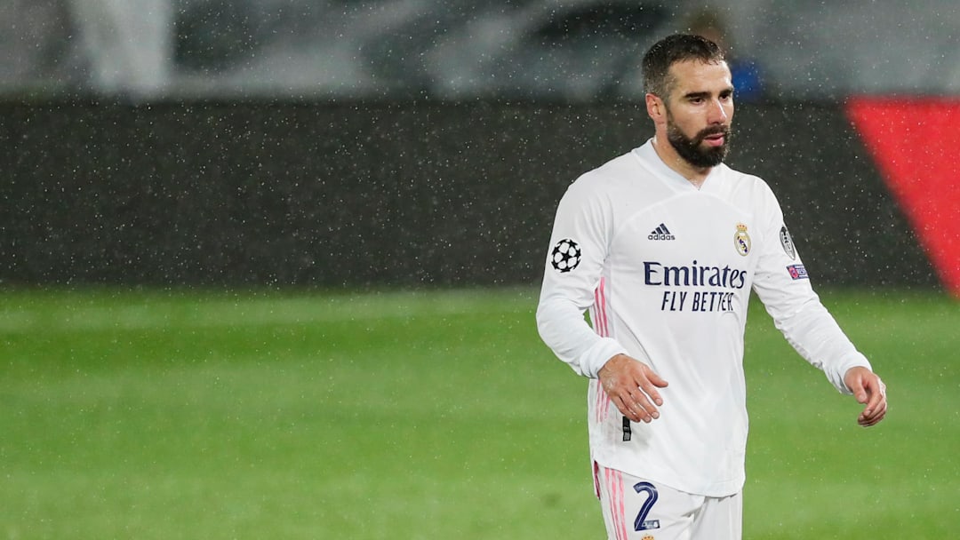 Dani Carvajal en un partido de Champions Dani Carvajal en un partido de Champions