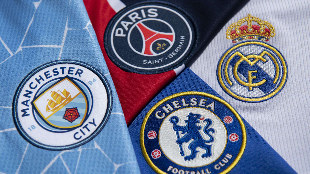 The Club Badges of the Four Champions League Semi Finalists The Club Badges of the Four Champions League Semi Finalists