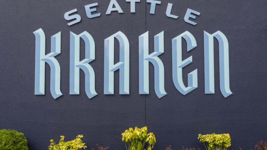 SEATTLE, WASHINGTON - AUGUST 21: The Team Store for the Seattle Kraken, the NHL's newest franchise, opens for business on August 21, 2020 in Seattle, Washington. (Photo by Jim Bennett/Getty Images)