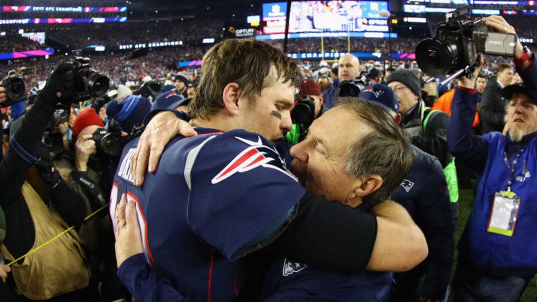 FOXBOROUGH, MA - JANUARY 21: Tom Brady