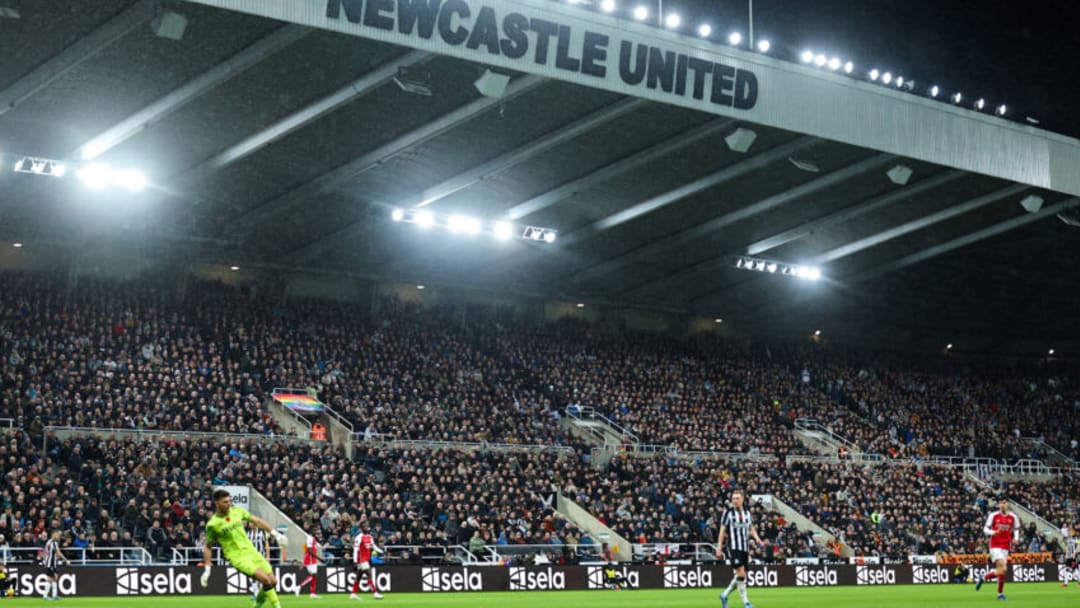 A general view of match action at St James Park (Photo by Robbie Jay Barratt - AMA/Getty Images)