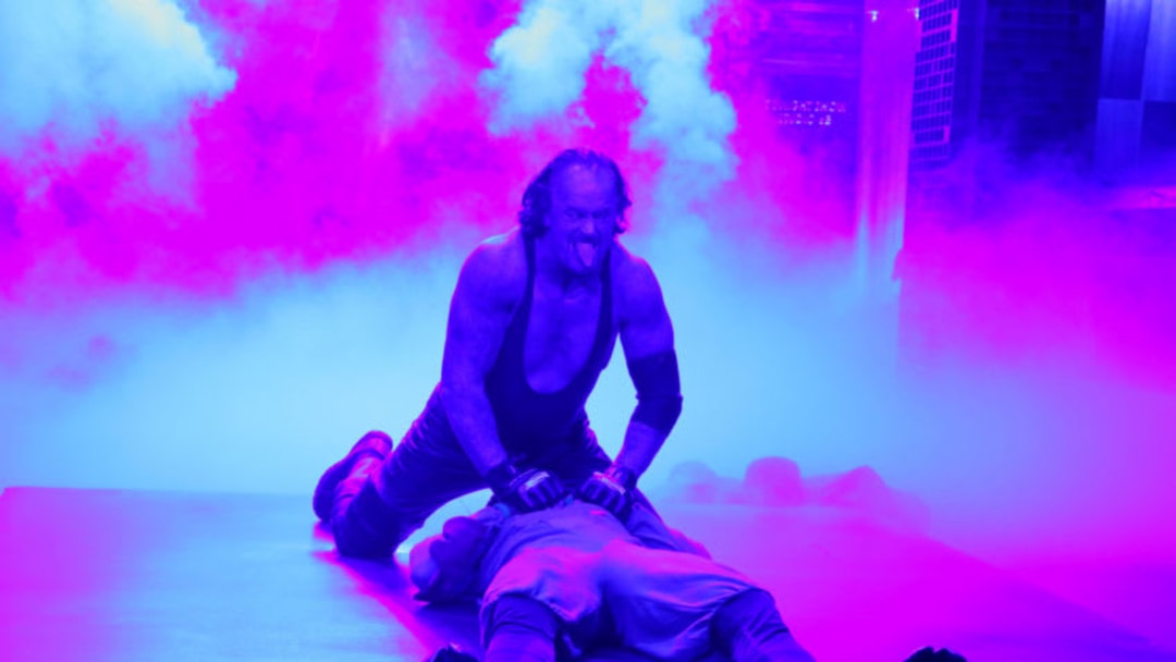 THE TONIGHT SHOW STARRING JIMMY FALLON -- Episode 0365 -- Pictured: The Undertaker on November 11, 2015 -- (Photo by: Douglas Gorenstein/NBC/NBCU Photo Bank via Getty Images)