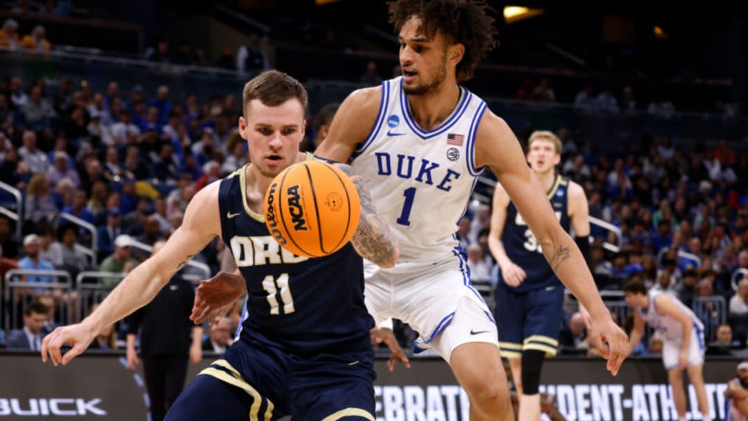 Duke basketball center Dereck Lively (Photo by Lance King/Getty Images)