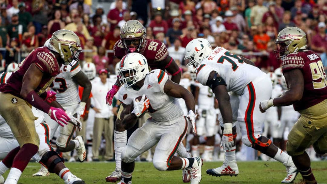 TALLAHASSEE OCTOBER 7: Running back Mark Walton