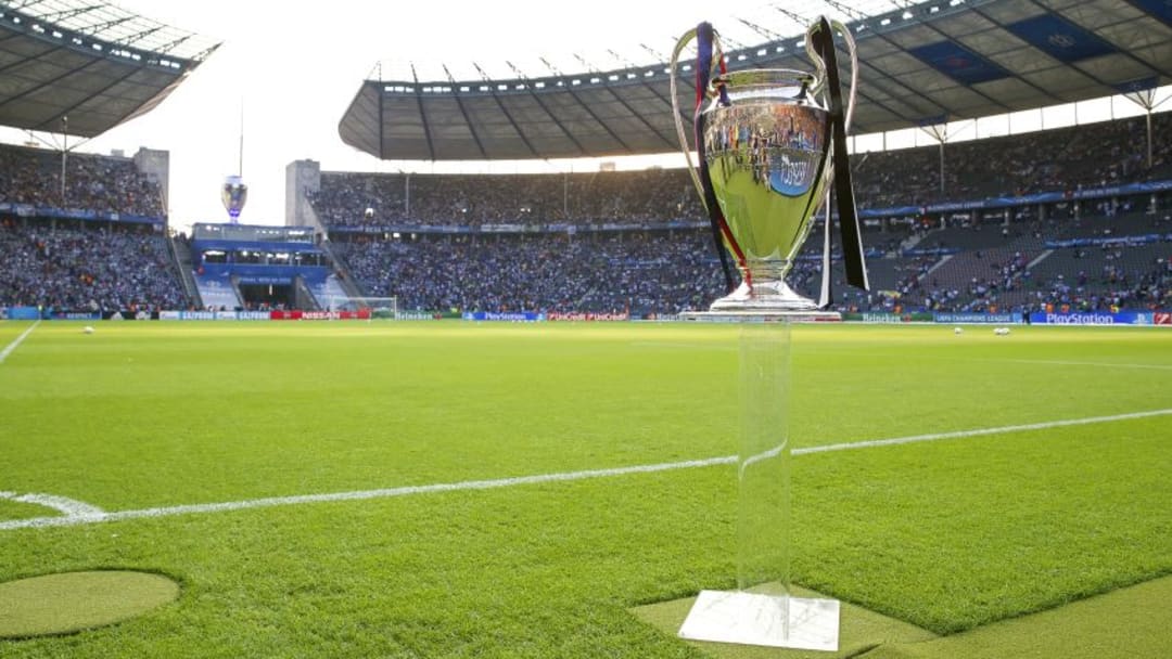 Champions League trophy, Coupe des clubs Champions Europeeens during the UEFA Champions League final match between Barcelona and Juventus on June 6, 2015 at the Olympic stadium in Berlin, Germany.(Photo by VI Images via Getty Images)