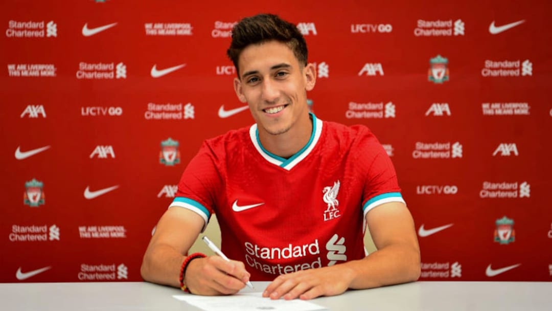 Kostas Tsimikas s'est engagé en faveur de Liverpool. Kostas Tsimikas s'est engagé en faveur de Liverpool.