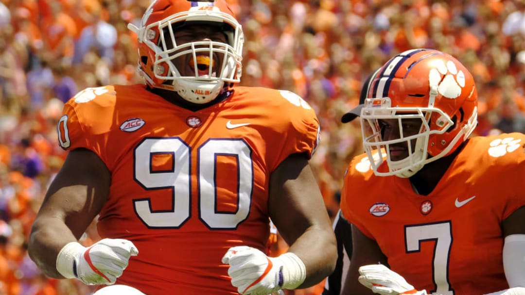 CLEMSON, SC - SEPTEMBER 2: Defensive tackle Dexter Lawrence