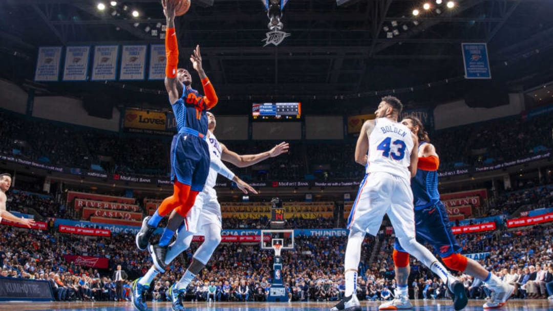 OKC Thunder, Dennis Schroder (Photo by Zach Beeker/NBAE via Getty Images)