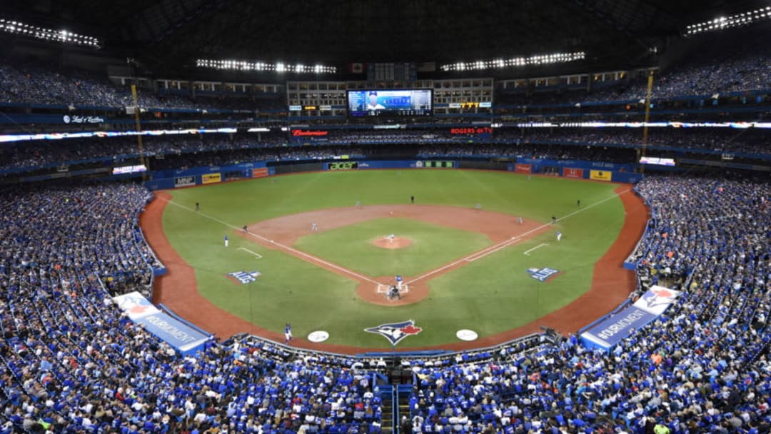 TORONTO, ON - OCTOBER 9: A general view of the Rogers Centre during Game 3 of the ALDS between the Texas Rangers and the Toronto Blue Jays on Sunday, October 9, 2016 in Toronto, Canada. (Photo by Jon Blacker/MLB Photos via Getty Images)