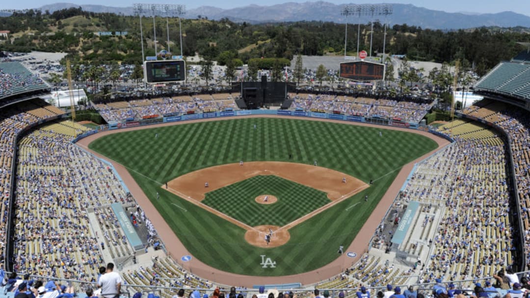 LOS ANGELES, CA - MAY 01: General View of stadium at Dodger Stadium on May 1, 2011 in Los Angeles, California. (Photo by Harry How/Getty Images)