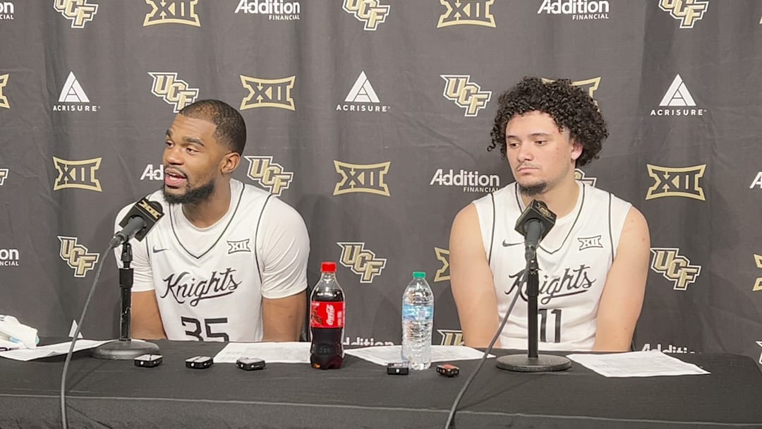 UCF Basketball Postgame Presser vs. Florida A&M: Forward Devan Cambridge and Guard Carmelo Pacheco